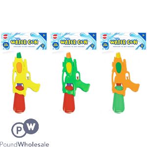 HOOT WATER PISTOL GUN 31CM ASSORTED COLOURS