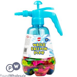 HOOT WATER BALLOON PUMP WITH WATERBOMBS 300 PACK