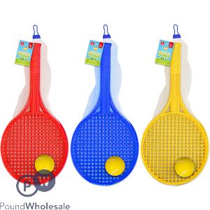 Hoot Soft Tennis Set 3pc Assorted Colours