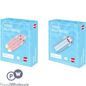 Hoot Inflatable Pool Mattress 45" X 20" Assorted