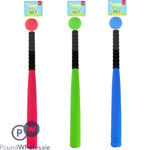 Hoot Foam Rounders Bat & Ball Set Assorted Colours