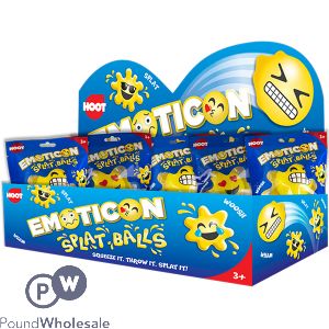 Hoot Emoticon Splat Ball Cdu Assorted