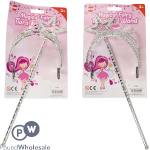 Hoot Magical Fairy Tiara & Wand Dress-up Set Assorted