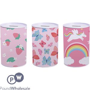 Hoot Girls Money Tin Assorted