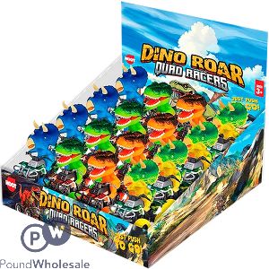 Hoot Dino Roar Quad Racer Dinosaur Cars Cdu Assorted