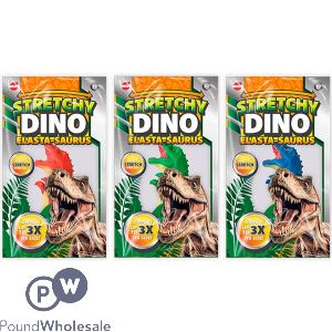 Hoot Elasta-saurus Stretchy Dinosaur Assorted Colours