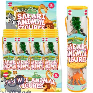 Hoot Safari Animal Figures 15 Pack Cdu
