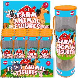 Hoot Farm Animal Figures 15 Pack Cdu