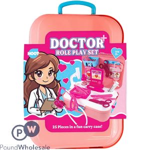 Hoot Doctor Medical Carry Case Role Play Set 25pc