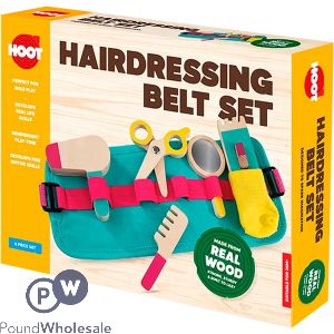 Hoot Wooden Hairdressing Belt Set Play Set 6pc