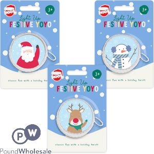 Hoot Christmas Light-up Festive Yo-yo Assorted
