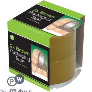 2pc Packing Tape Rolls 20m X 48mm
