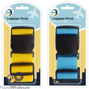 DID Luggage Strap Assorted 5cm X 1.8m
