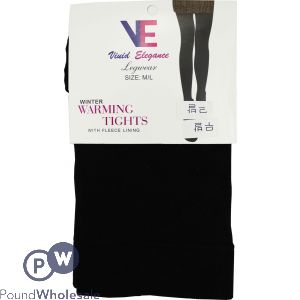 Winter Warming Tights With Fleece Lining  Full Foot- Sizem/l