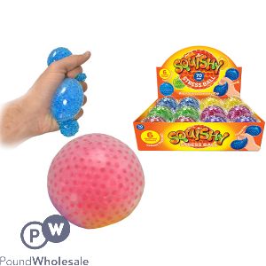 Squishy Stress Ball 70mm CDU Assorted Colours