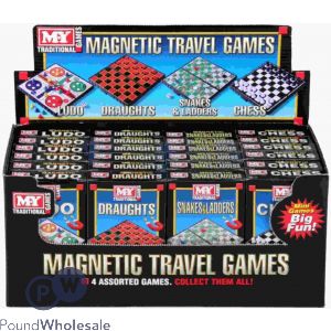 M.y Four Assorted Magnetic Travel Games Cdu