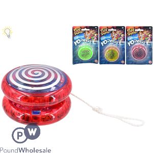 The Fun Squad Light Up Yo Yo Assorted Colours