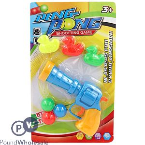 Ping Pong Pistol & Targets Shooting Game