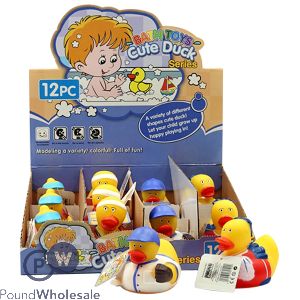 Cute Sports Duck Squeaker Bath Toys Cdu