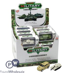 Die-cast Alloy Assorted Military Toys Cdu