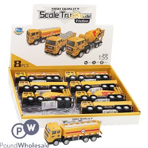 Friction-power 1:55 Scale Long Trucks Assorted