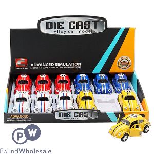 Die Cast Alloy Superbug Pull-back Car Cdu