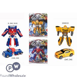 Super Change Robot Car Action Figure 2 Assorted