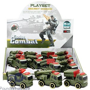 Friction-power Army Missile Trucks All