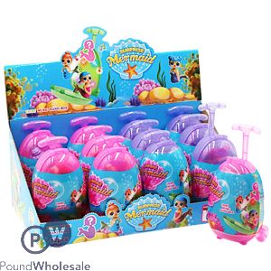 Mermaid Dolls & Accessories In Suitcase Light & Sound Cdu & Piece
