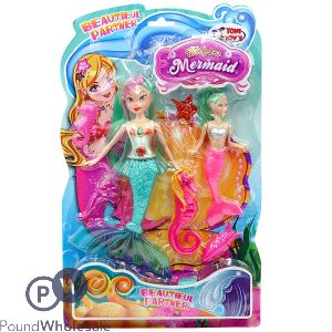 Mermaid Doll Play Set With Accessories