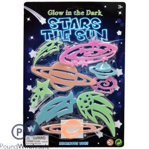Glow In The Dark Multicolour Stars, Moons & Planets