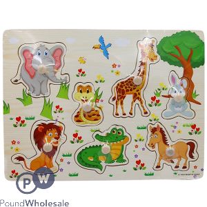 Jungle Animals Wooden Puzzle
