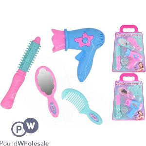 Lifestyle Hair Styling Set 4pc Assorted Colours