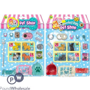 Purrfect Pets Dog & Cat Pet Shop Play Set Assorted