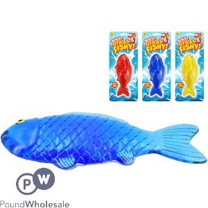 Icky Sticky Fishy Squish Toy Assorted Colours