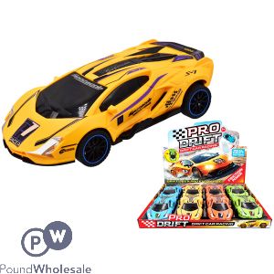 Friction Pro Drift Car Toy Cdu Assorted Colours