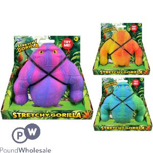 Stretchy Gorilla Toy 450g Assorted Colours