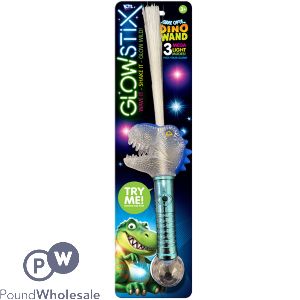 Glowstix Light-up Dino Wand Stick Assorted Colours