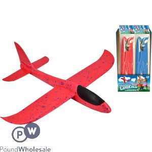Soaring Gliders Foam Aeroplane Cdu Assorted Colours