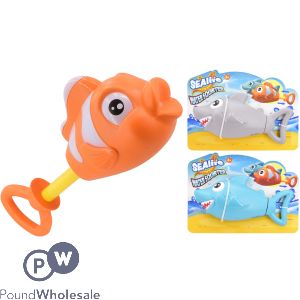 Sealife Shark & Clownfish Water Gun Assorted