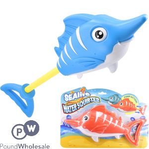 Sealife Swordfish Pump Action Water Squirter Assorted Colours