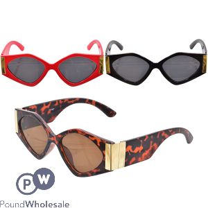 Ladies Oval Sunglasses Assorted Colours
