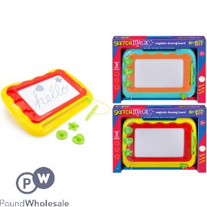 Kreative Kids Sketch Magic Magnetic Drawing Board Play Set Assorted Colours