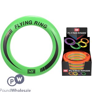 MY Flying Rings 25cm CDU Assorted Colours