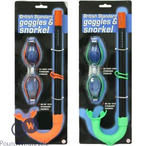 British Standard Goggle & Snorkel Set
