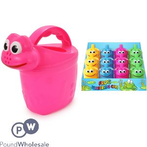 Frog Watering Can CDU 4 Assorted Colours