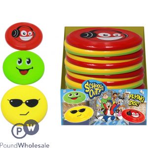 Face Print Flying Disc Assorted Colours Cdu