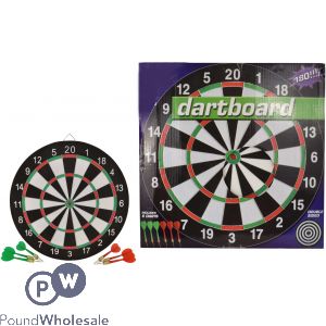 17&quot; Dart Board With 6 Darts