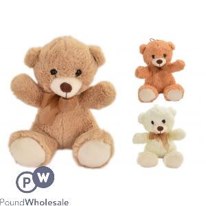 Plush Teddy Bear 20cm - 3 Assorted