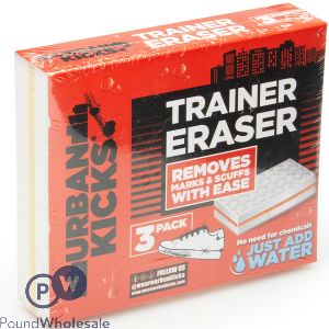 URBAN KICKS TRAINER ERASER 3 PACK